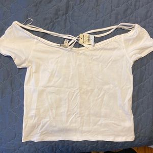 Crop top - white - summer essential